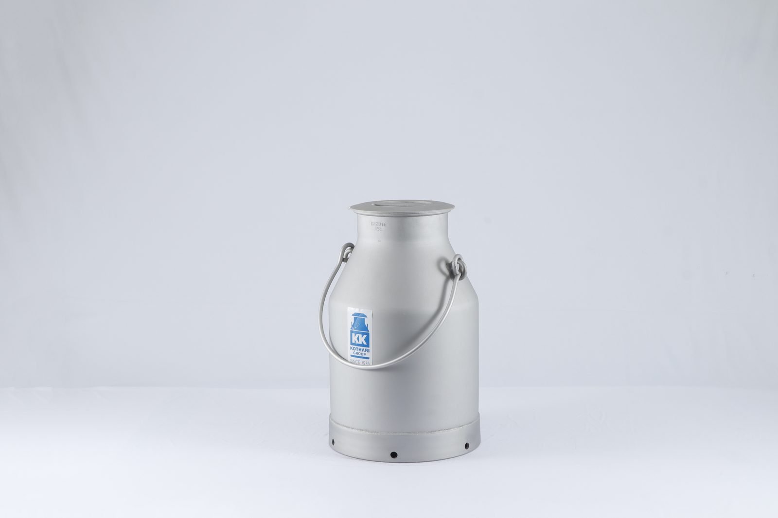15L Aluminium Milk Can — Bail Handle