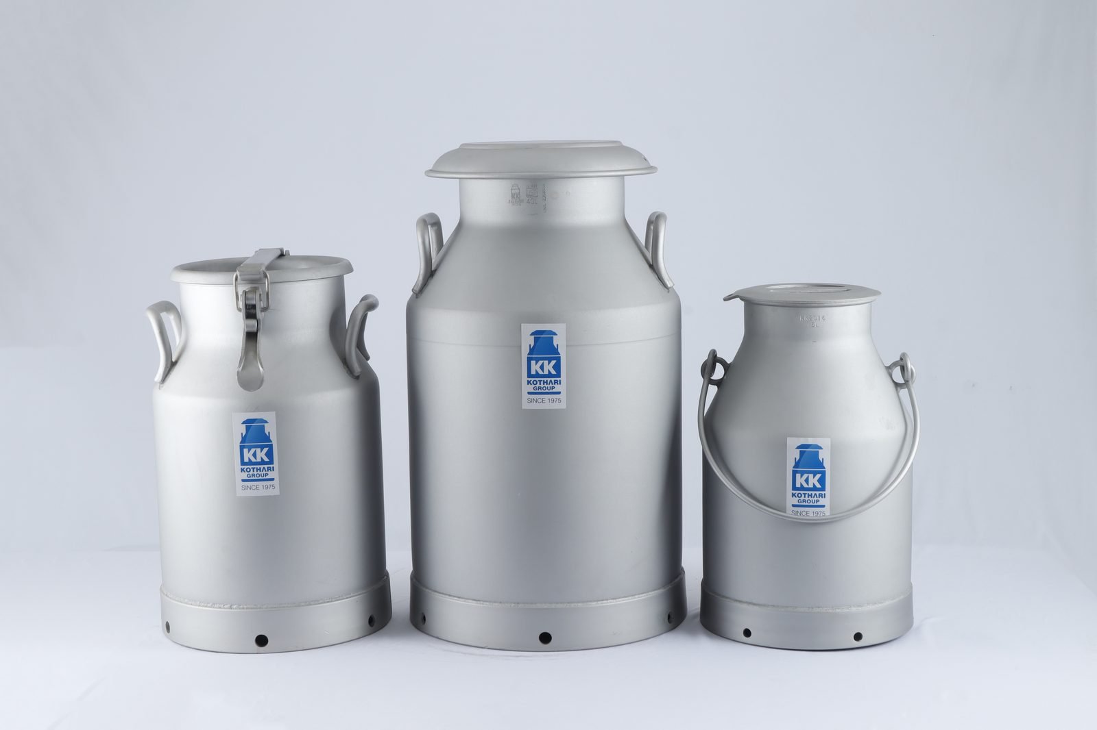 Aluminium Milk Cans — Size Range 3