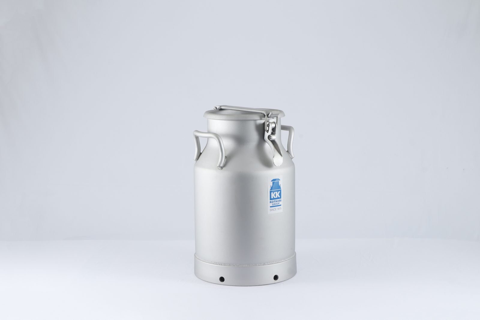 Aluminium Milk Can — Lockable Lid Detail