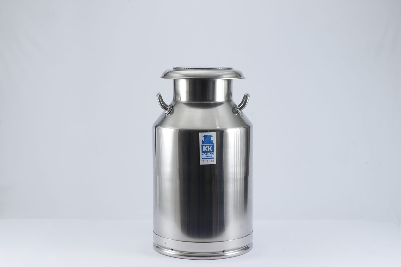SS Milk Can — Front View