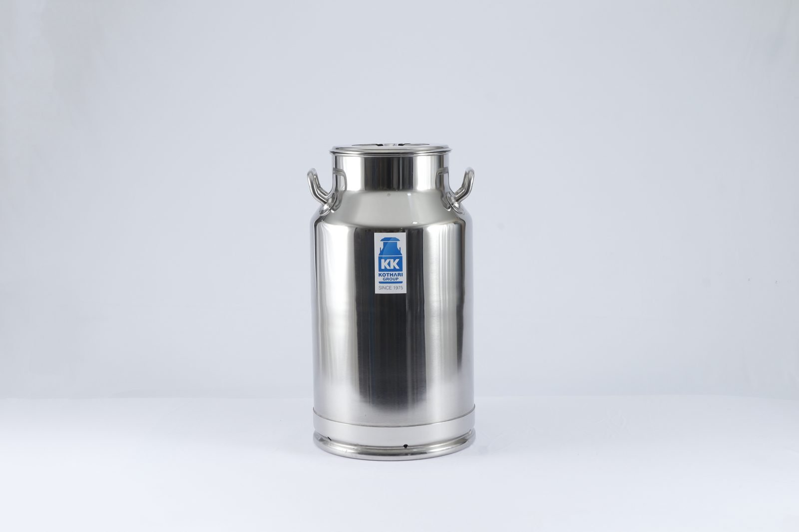 SS Milk Can — Lid Open