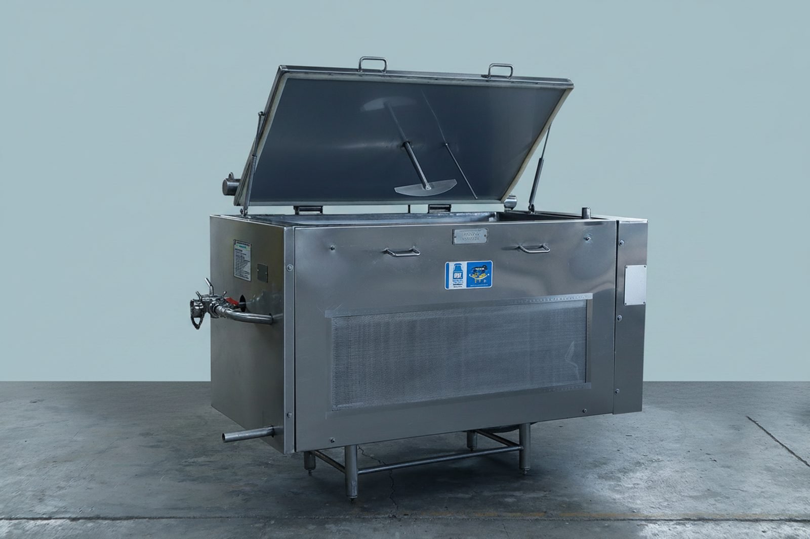 Milk Heating Vat — Open